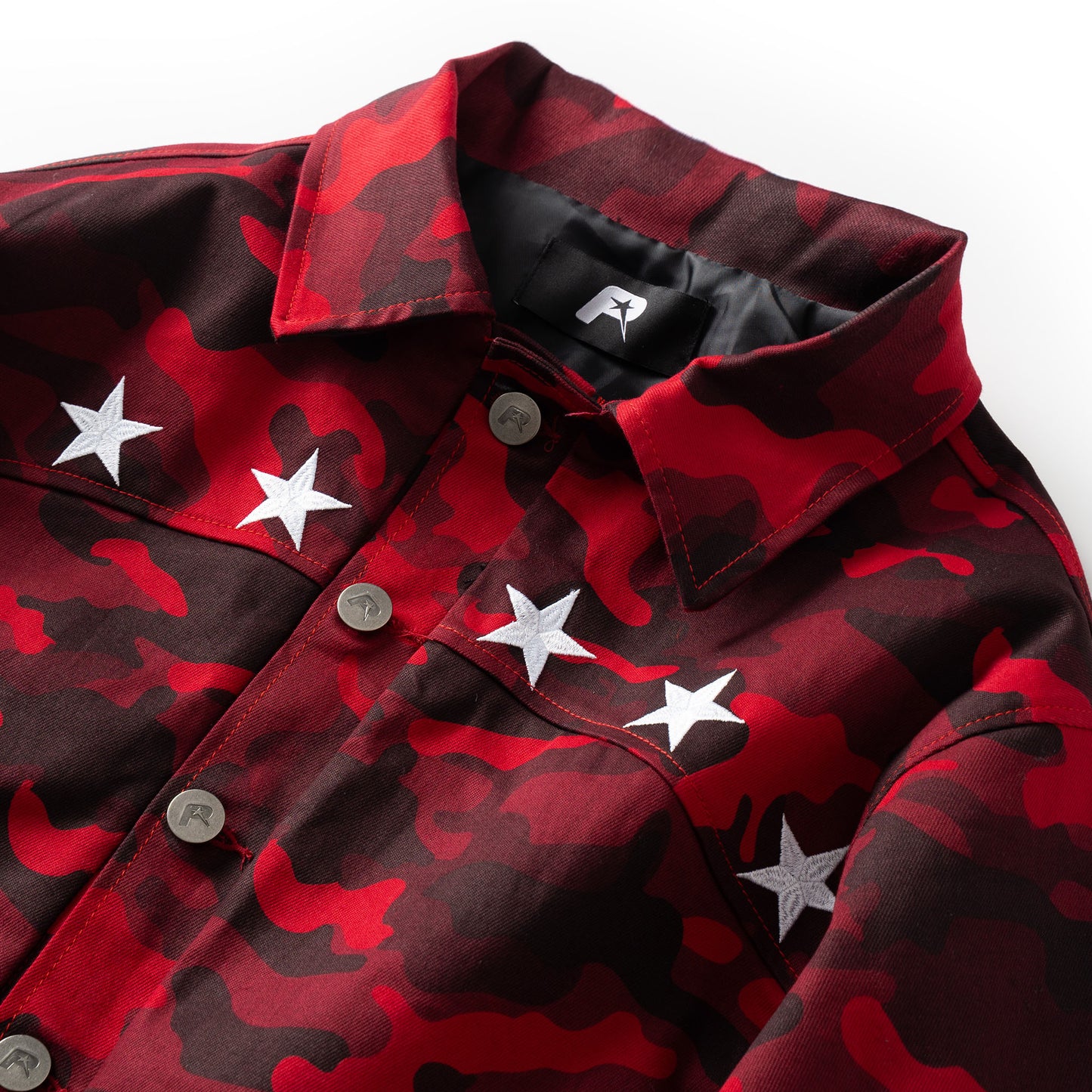 STAR CAMO JACKET - RED
