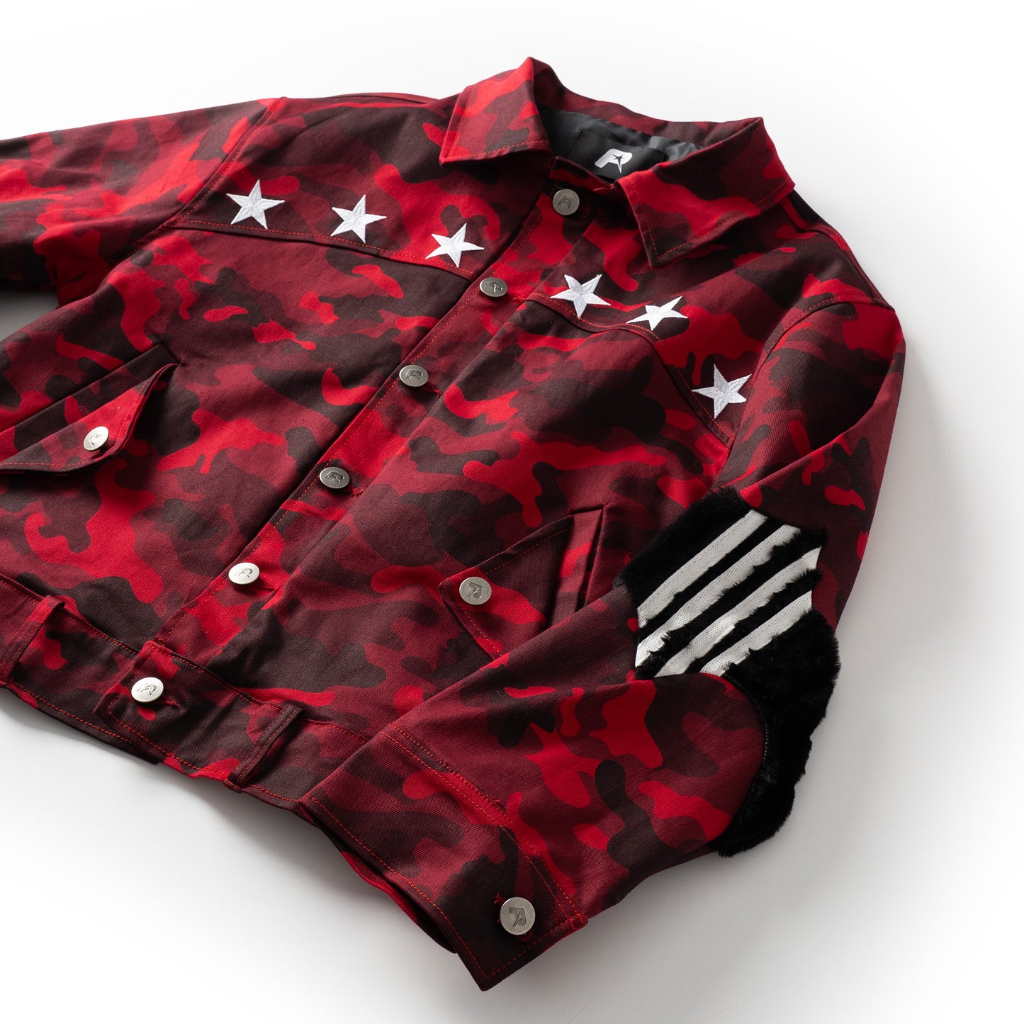 STAR CAMO JACKET - RED