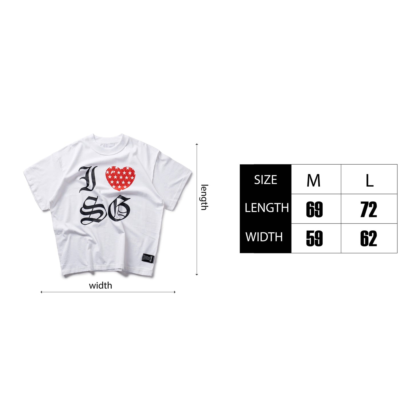 I LOVE SAIGON TEE - WHITE