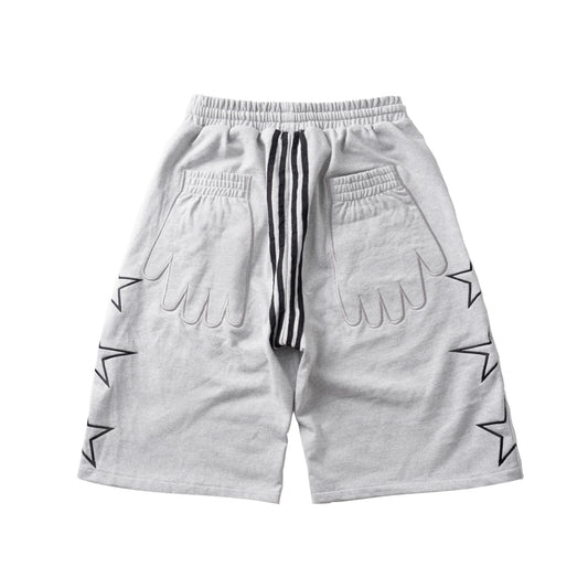 HAND STAR SHORTS - GRAY