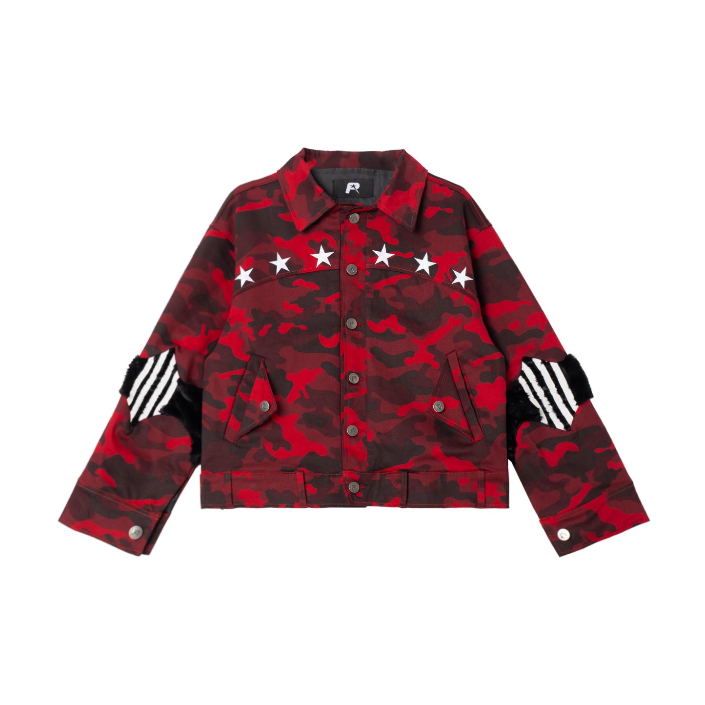 STAR CAMO JACKET - RED