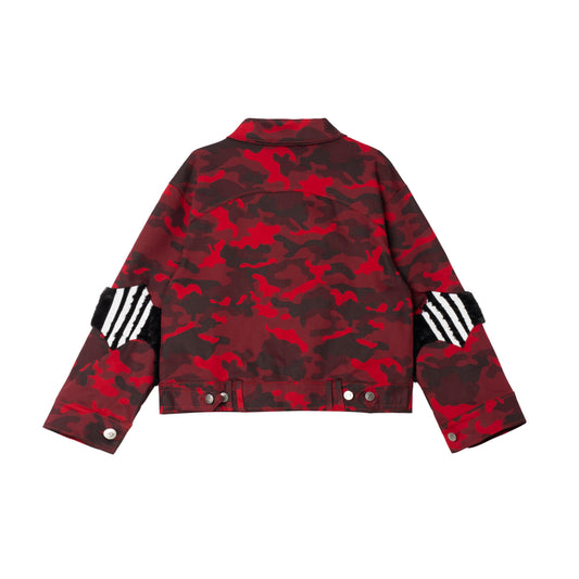 STAR CAMO JACKET - RED