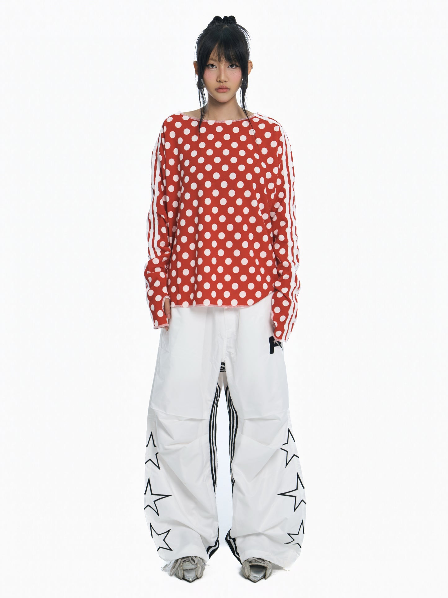DOTS TRACK LONGSLEEVE  - PHON CHAY