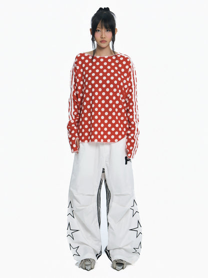 DOTS TRACK LONGSLEEVE  - PHON CHAY