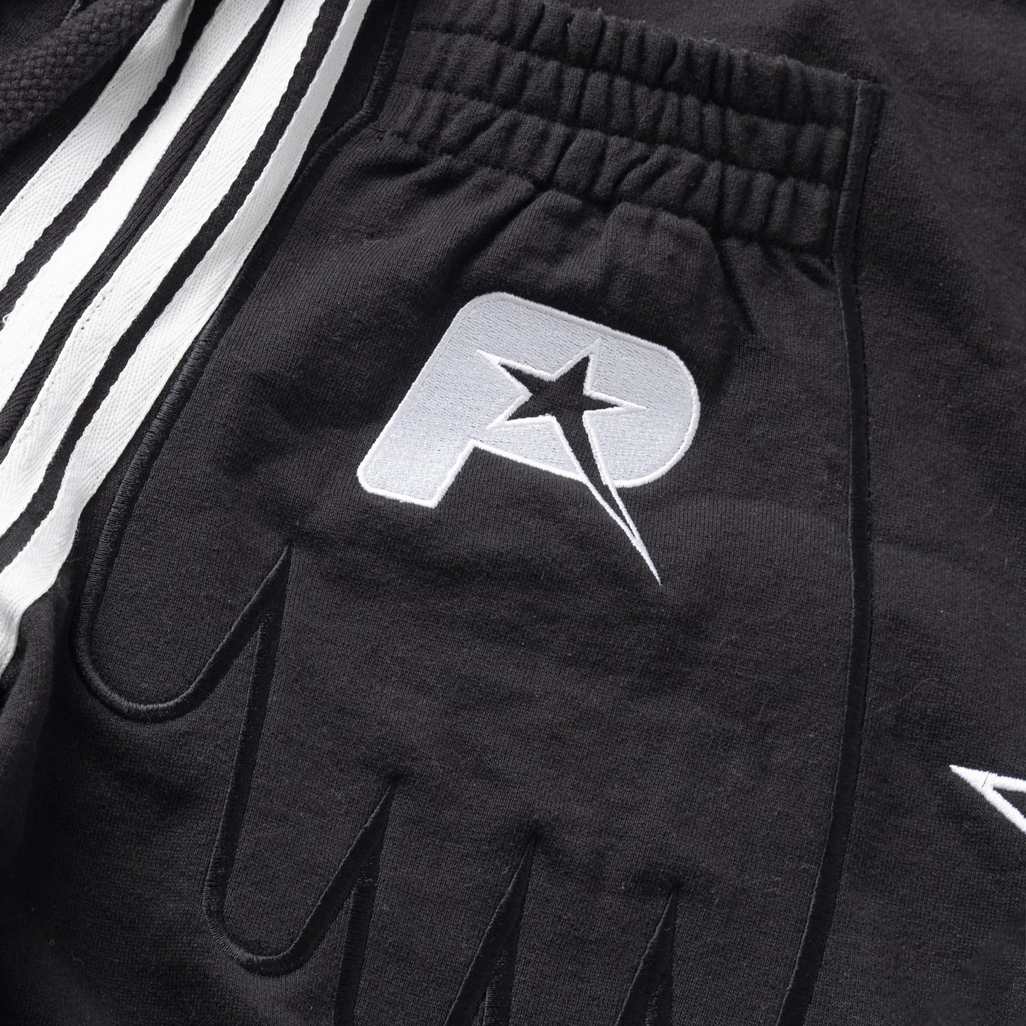HAND STAR SHORTS - BLACK