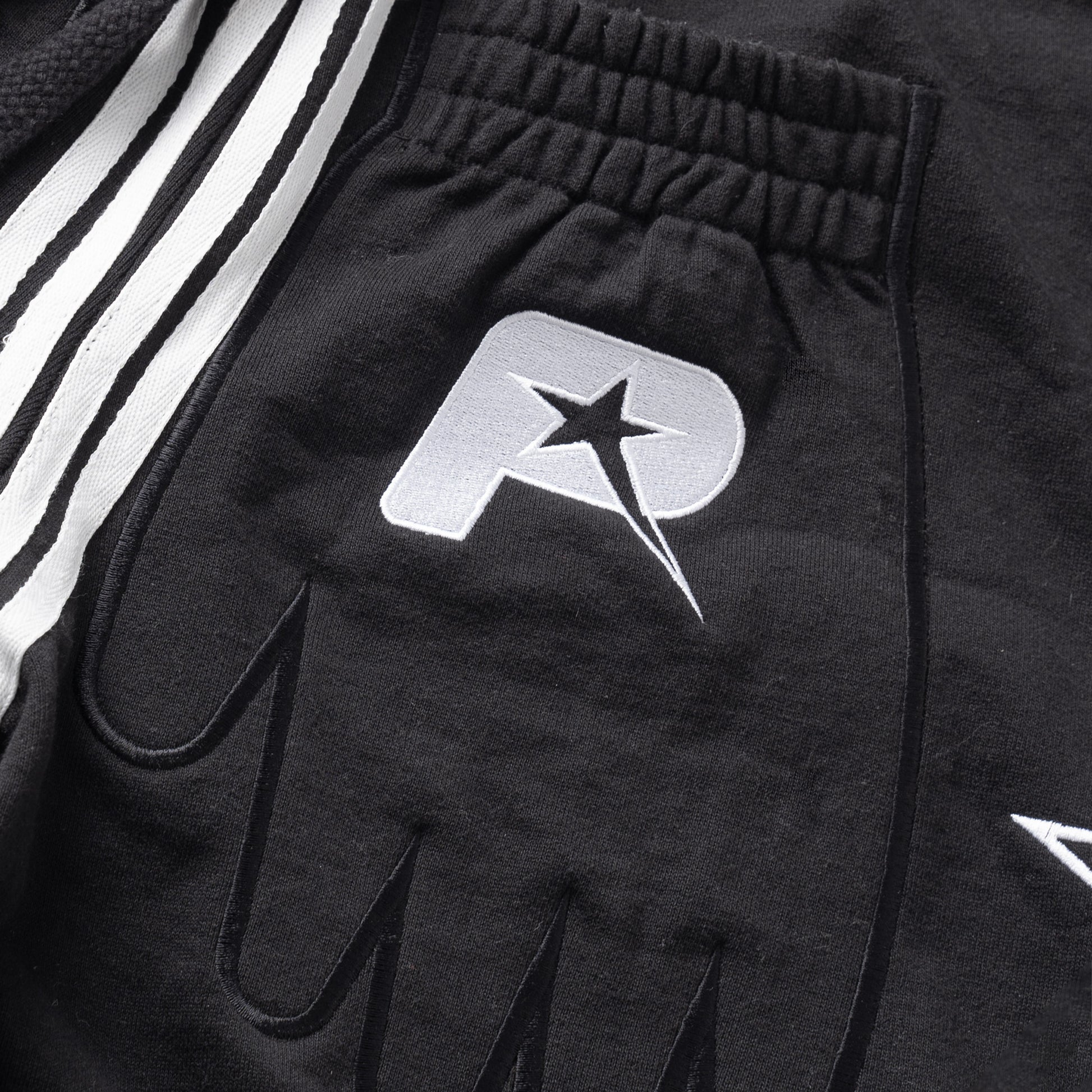 HAND STAR SHORTS - BLACK