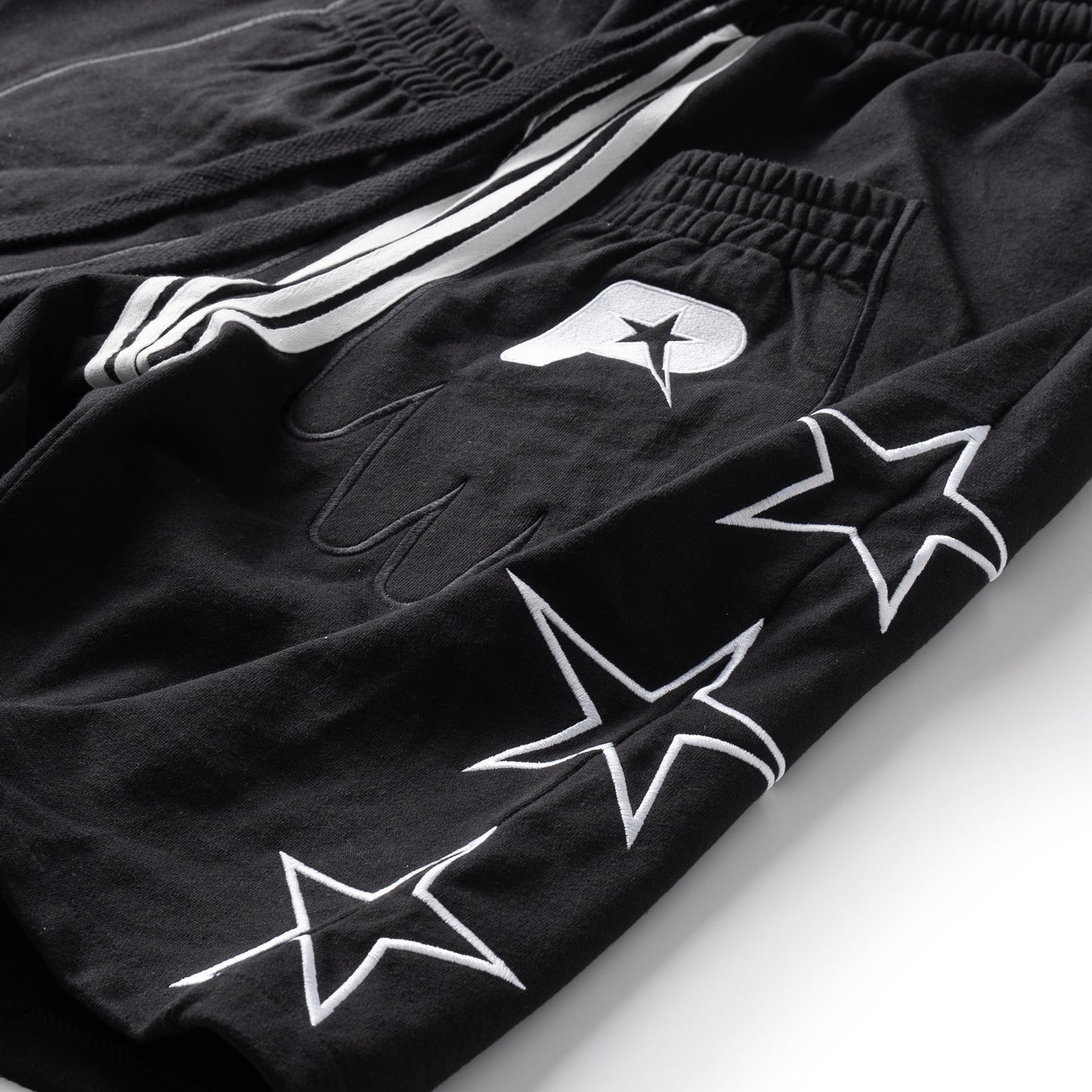 HAND STAR SHORTS - BLACK