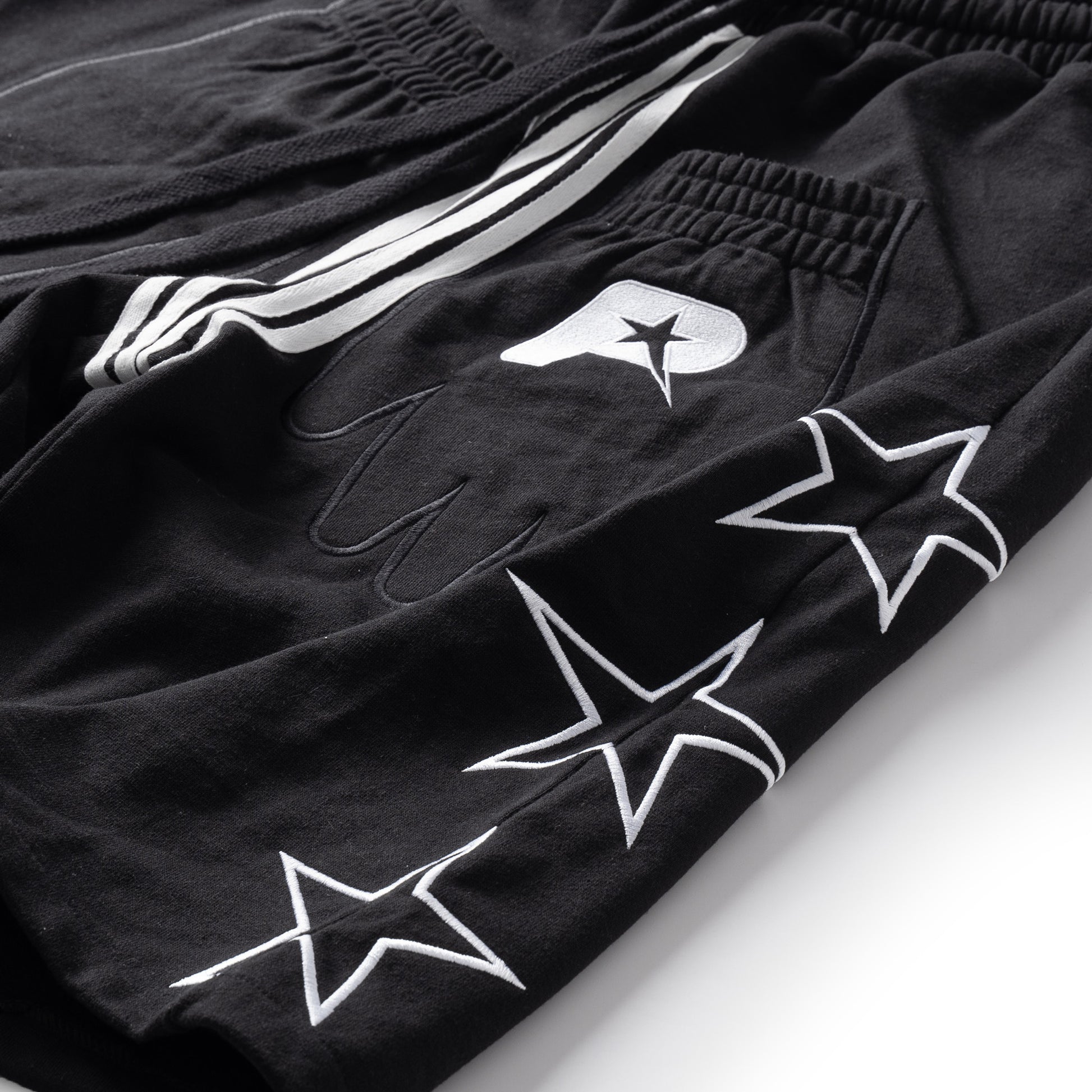 HAND STAR SHORTS - BLACK