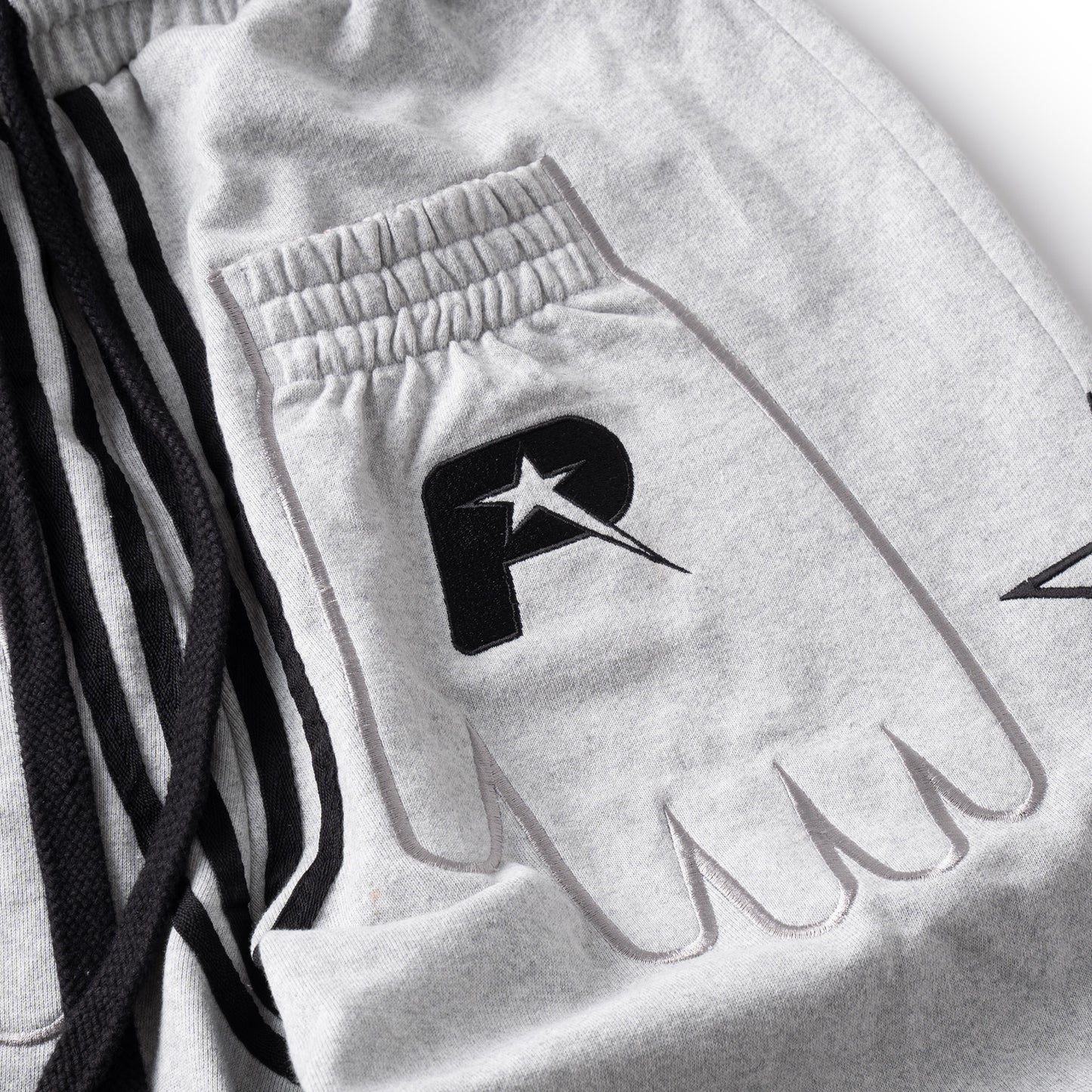 HAND STAR SHORTS - GRAY