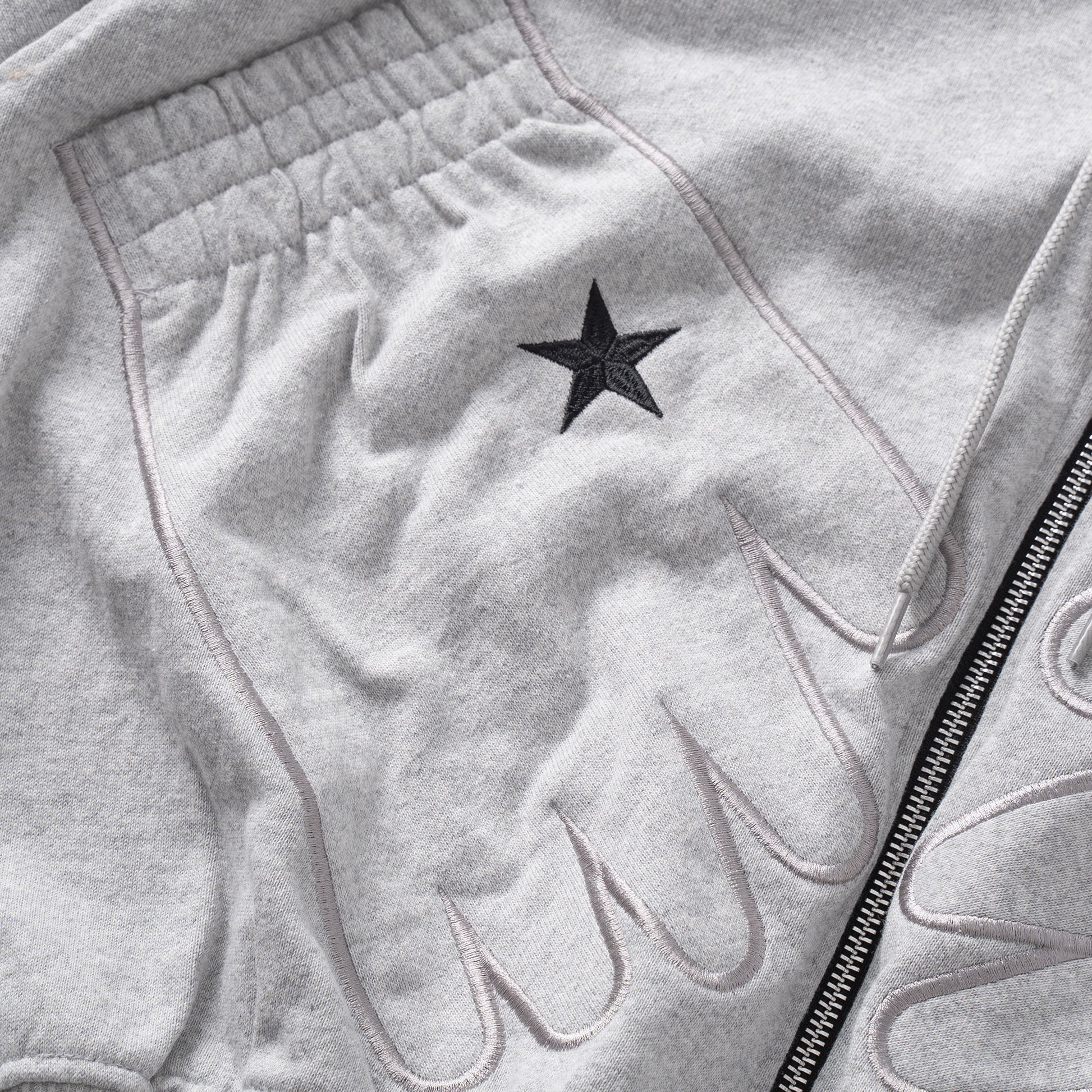 HAND STAR HOODIE - GRAY