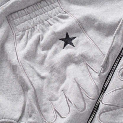 HAND STAR HOODIE - GRAY