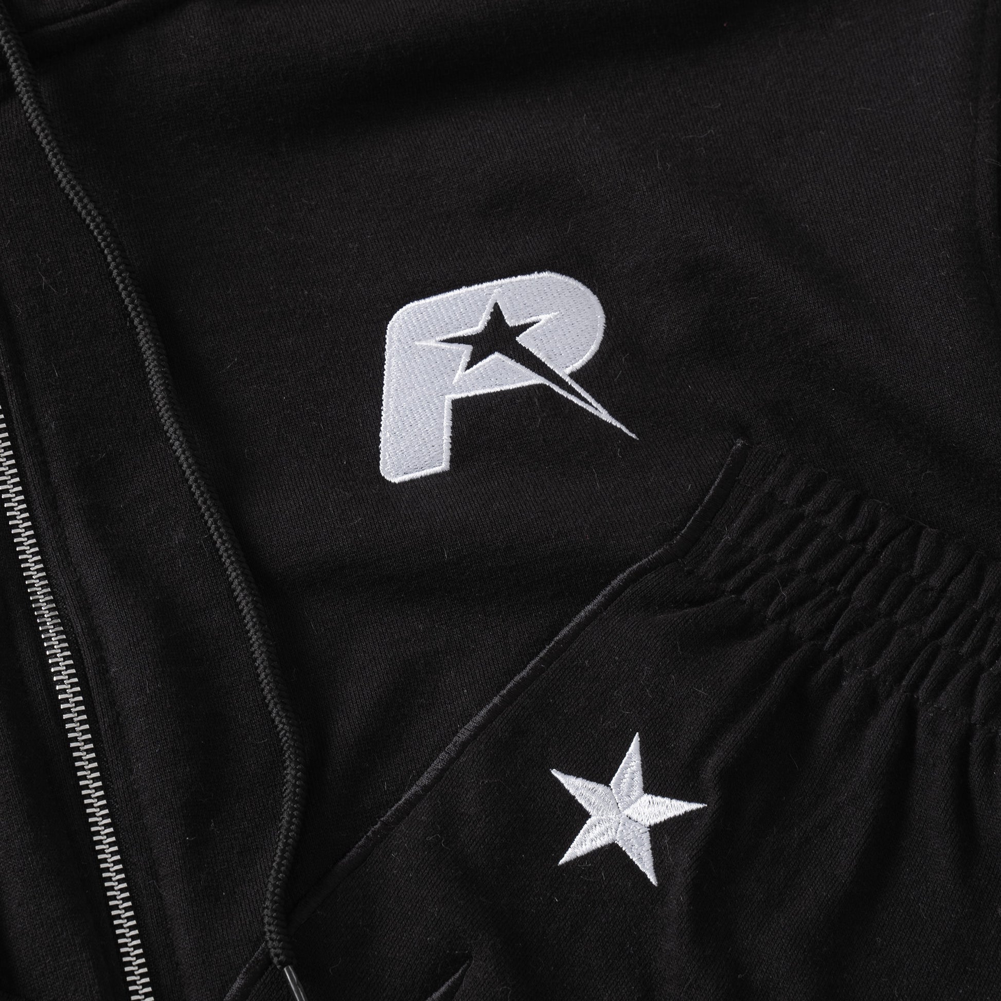 HAND STAR HOODIE - BLACK