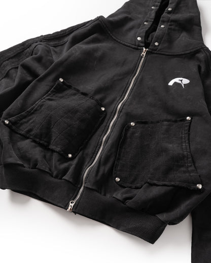 RAW ZIP HOODIE