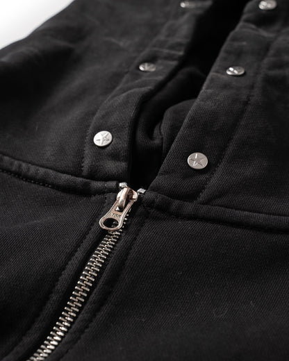 RAW ZIP HOODIE