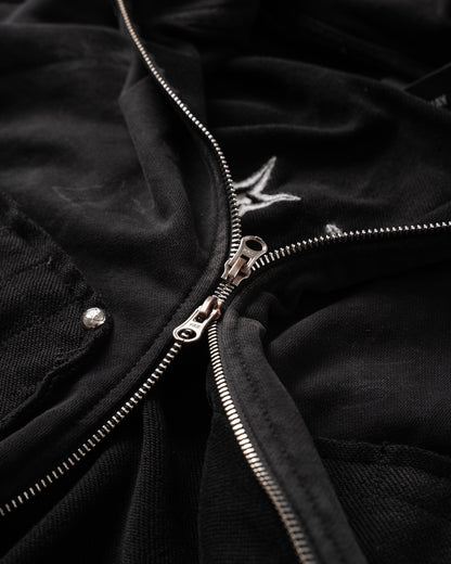 RAW ZIP HOODIE