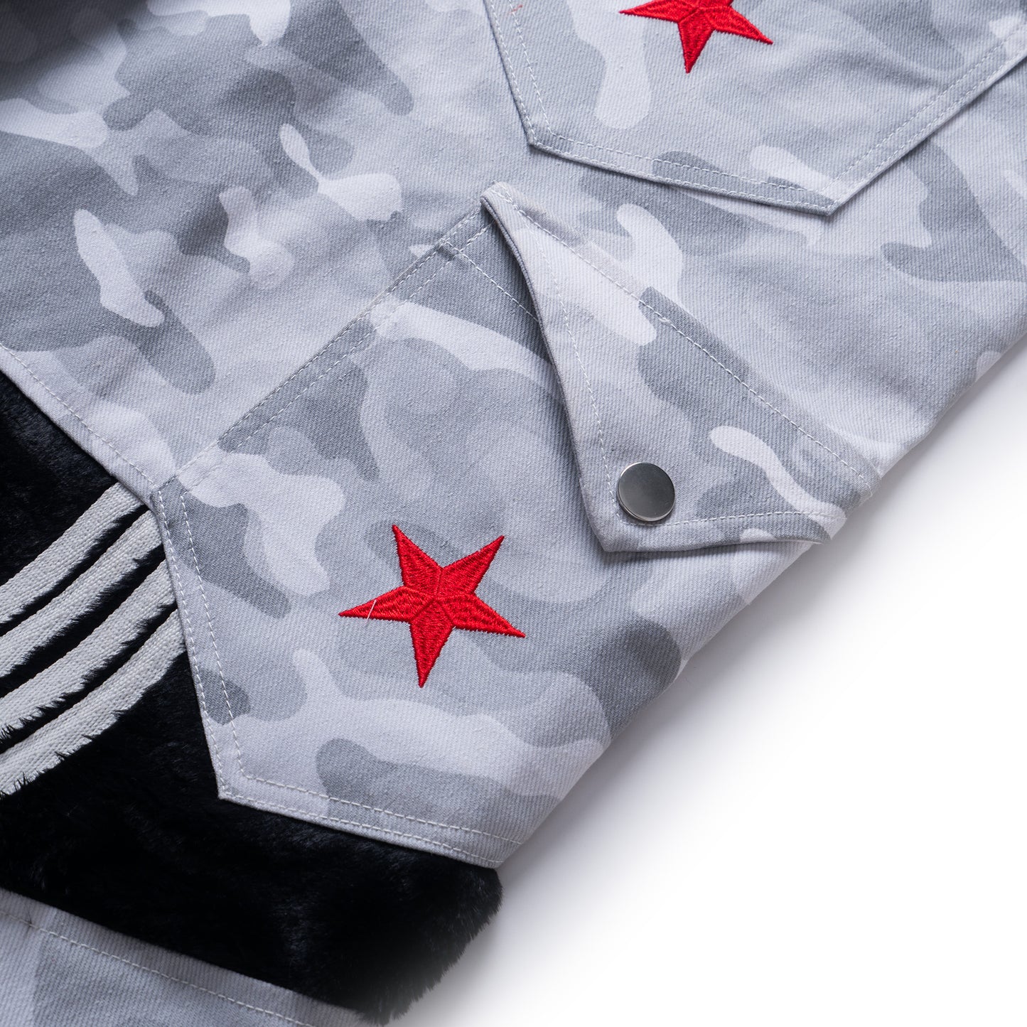 STAR CAMO PANTS - GRAY