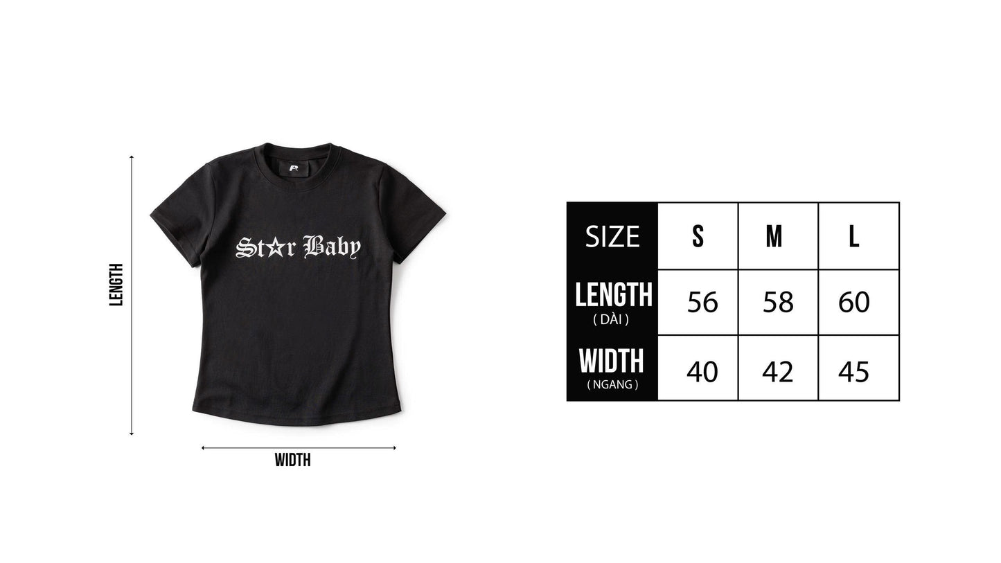 STAR BABY TEE - PHON CHAY