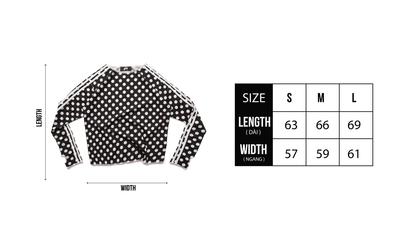 DOTS TRACK LONGSLEEVE  - PHON CHAY