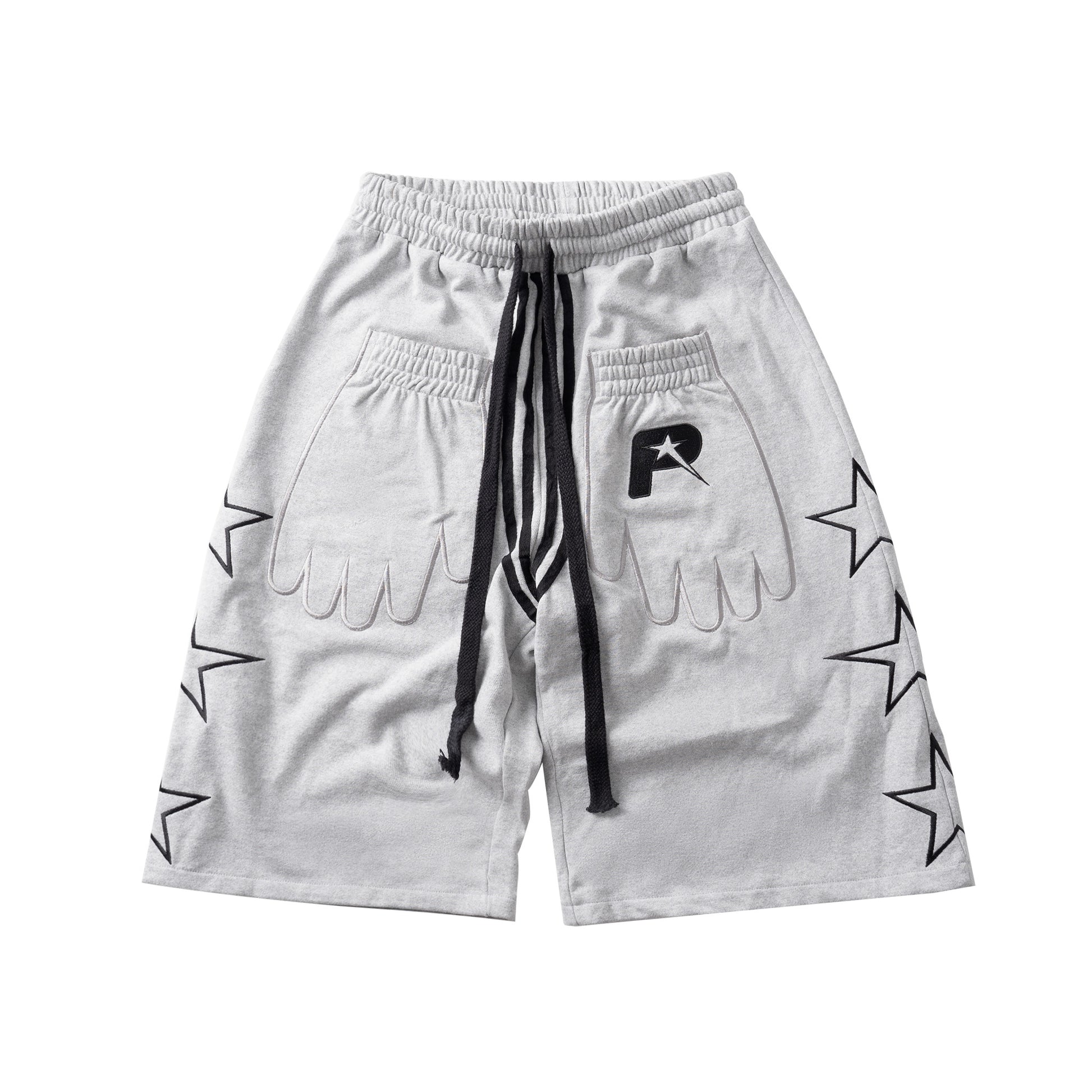 HAND STAR SHORTS - GRAY