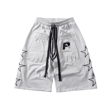 HAND STAR SHORTS - GRAY