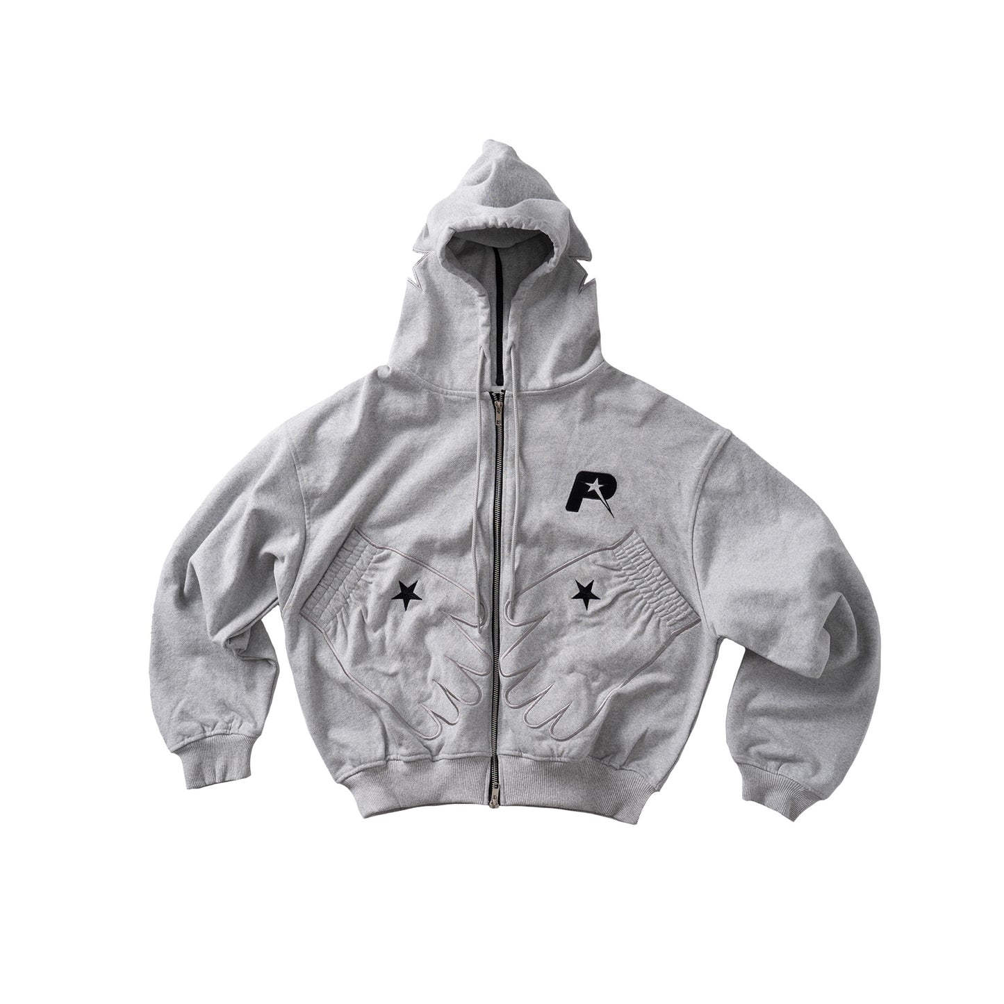 HAND STAR HOODIE - GRAY