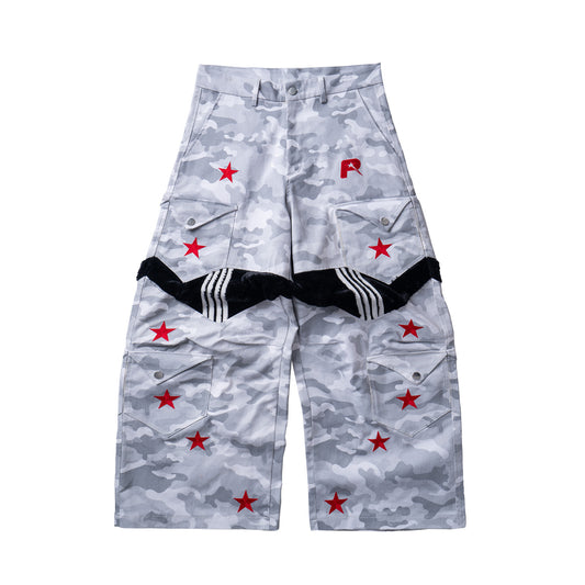 STAR CAMO PANTS - GRAY