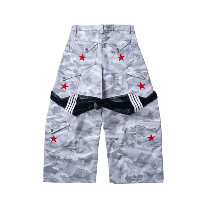 STAR CAMO PANTS - GRAY