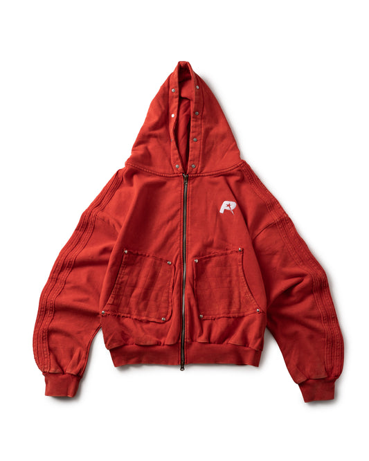 RAW ZIP HOODIE