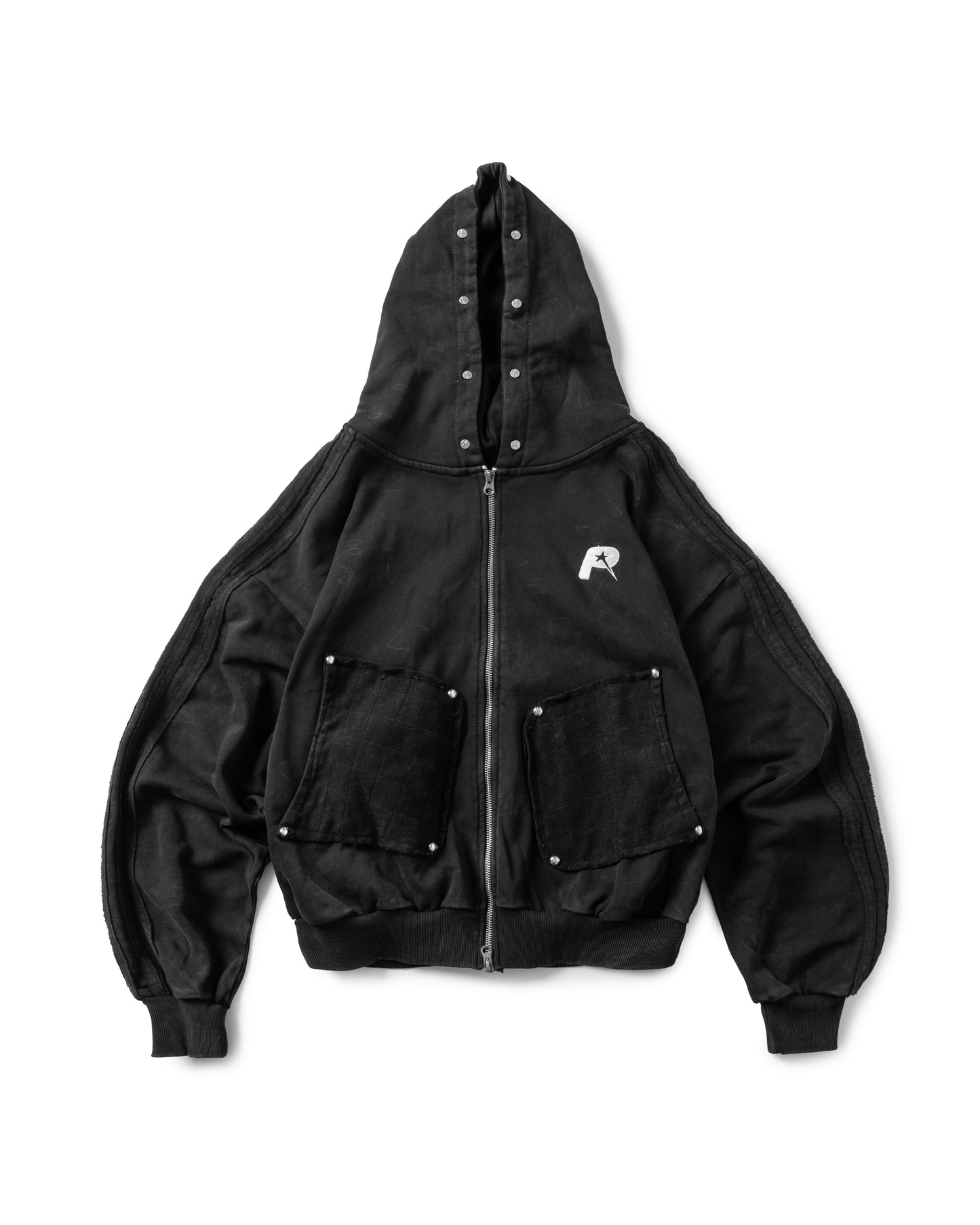 RAW ZIP HOODIE