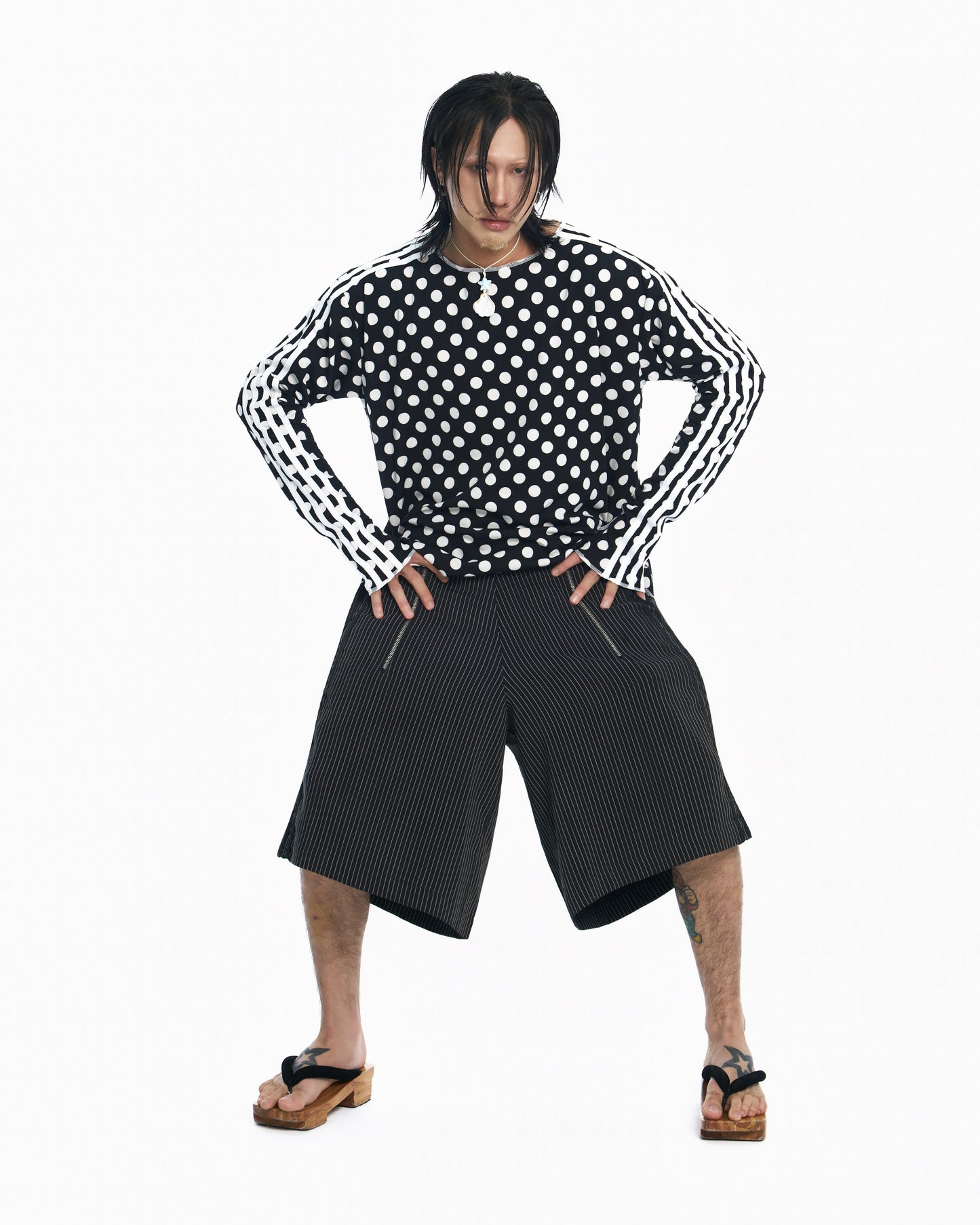 DOTS TRACK LONGSLEEVE  - PHON CHAY